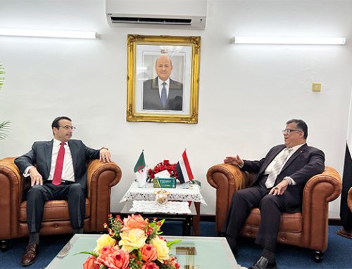 السفير باحميد يلتقي السفير الجزائري سعد معاندي لدى انتهاء مهام عمله في كوالالمبور