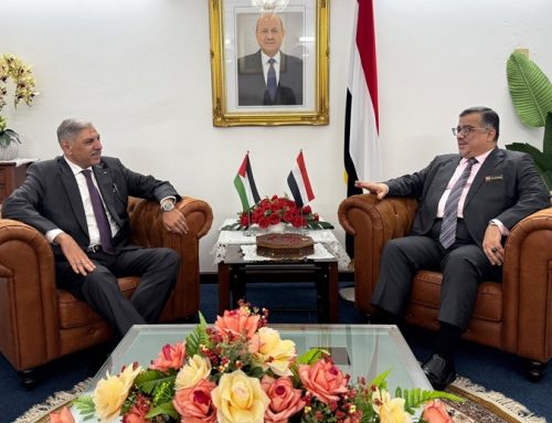 السفير باحميد يستقبل السفير المعيّن لدولة فلسطين لدى ماليزيا